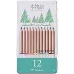 木物語 缶入色鉛筆 トンボ鉛筆