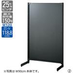 ゴンドラ什器 BR50 片面 W120cm背面ボードタイプ 連結用 ストア・エキスプレス