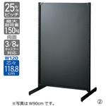 ゴンドラ什器 BR50 両面 W120cm背面ボードタイプ 本体 ストア・エキスプレス