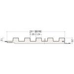 光彩 サイディング 横貼り 3790mm 8枚入り 東邦シートフレーム