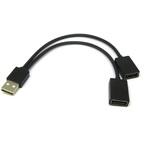 CP0022D USB2分岐ケーブル(LED付) 変換名人