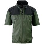 Nクールウェア 上部ファン(半袖)+空調服(R)スターターキット グレー 18.0V NSP