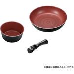 HB-5620 クックサイン ダイヤモンドコートIH対応クックウェア3点セット パール金属