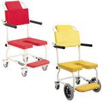 簡易シャワー車いす(全キャスタ仕様) カワムラサイクル