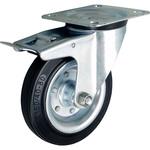 - プレスキャスター 自在車 ゴム Wストッパー付 モノタロウ 28984069