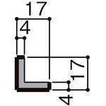 見切り縁 出隅用 トステム(LIXIL)