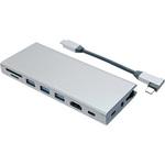 VV-UC-DOCKHUB-DO-2 Type-C to マルチ Dock Hub アダプタ ケーブル収納タイプ Vodaview