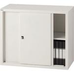 741818 引き違い書庫(上置き) スマイル(家具)