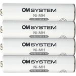 単4形ニッケル水素充電池パック 4本組 BR404(OM SYSTEMブランド) OM SYSTEM