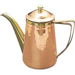 最大級 銅製 コーヒーポット 1950年代 槌目 ジャグ 真鍮製 アンティーク 純銅製？ 調理器具