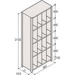 軽量棚ERR仕切型H2100＜配送時組立サービス付＞ イトーキ