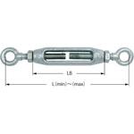 船用アイボルト付ターンバックル ドブメッキ 大洋製器工業 その他