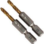 - 六角軸ショートドリル TiNコート モノタロウ 29444819