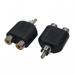 AV/RCA2J-RCAPM(2P) AV分岐コネクタ 変換名人