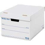 収納ボックス バンカーズボックス 703S ボックスブルー(1P) フェローズ