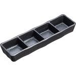 T03-344 瀬戸黒四品皿 TKG
