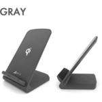 AWJ-PD7 GY ハイパワーQiワイヤレス充電スタンド GY 1台 エアー AWJ-PD7 GY ハイパワーQiワイヤレス充電スタンド GY 1台 エアー