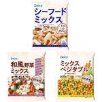 [冷凍] Delcy 下処理済み そのまま使える シーフードミックス ミックスベジタブル 和風野菜ミックス 各種1袋 セット スマイルスプーン