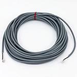 AC電源ケーブル 2m 片側アース端子付き2ピンプラグ 3P-2P電源コード