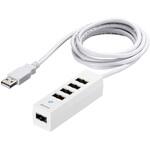 BSH5UD20WH どっちもUSBポート採用USB2.0ハブ 5ポート ホワイト BUFFALO(バッファロー)