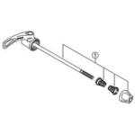 Y2UB98010 クイック軸組立品(133mm) SHIMANO(シマノ)