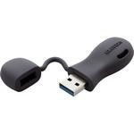USBメモリ 32GB USB A 一体型 キャップ式 ストラップホール付 シリコン素材 耐衝撃 エレコム