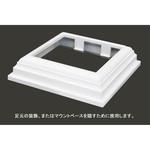 4PC バイナルフェンス ワイドクローズドナローピケットポストベースカバー カリテス