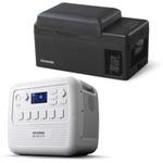 【お得なセット品】ポータブル冷蔵冷凍庫+ポータブル電源(2000W) アイリスオーヤマ