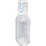 307034 カップ付ボトル(未滅菌)無地 100ML(140ホンイリ) シンリョウ