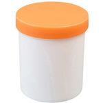 プラ壷 100ML(50コイリ) オレンジ 浅井商事