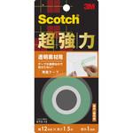 3M スコッチ 超強力両面テープ透明素材用 3M(スリーエム)