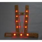 LEDタスキ型安全ベスト 光るんです! ミズケイ