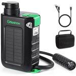 ソーラーパネル&手回し発電機搭載 電動携帯浄水器 Greeshow