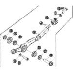 リペア FCK チェンジレバーASSY 左 (ペダル別売) GALESPEED(ゲイルスピード)