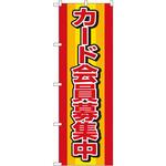 2813 のぼり カード会員募集中 P・O・Pプロダクツ