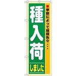 3250 のぼり 種入荷しました 季節によって種類色々・・・ P・O・Pプロダクツ