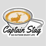 UM-1595 CSデザインステッカー(シェラカップ)77×54mm CAPTAIN STAG
