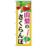SNB-1335 のぼり 山梨のさくらんぼ 旬の季節がやって来た! P・O・Pプロダクツ