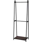 ハンガーラック 棚付き YAMAZEN(山善)