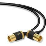 アンテナケーブル 4K8K対応 L-S型 TV接続用 エレコム