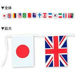 テトロン万国旗 アルファ(販促)
