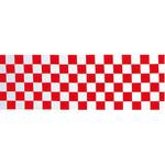 ビニール幕 市松(赤) アルファ[販促]