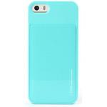 iPhone SE/5S/5対応 カード収納薄型ケース iSlide Mint + Mint SKIN PLAYER