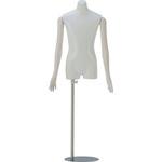 CT9-A8-76-13Y ジュニアリーズナブルトルソ  白半艶簡易塗装 ソフトアーム付 150cm サンクリエイト