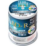 BD-R100SP 1回録画用 BD-R 片面1層 1-4倍速 100枚 25GB YAMAZEN(山善)