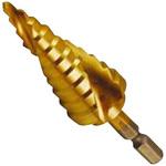 六角軸スパイラルチタン ライト精機 ハイスステップドリル