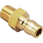 - バルブレス中圧用プラグカプラー・真鍮(メネジ取付用) モノタロウ 32976151