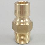 - バルブレス中圧用プラグカプラー・真鍮(メネジ取付用) モノタロウ 32976176