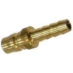 - バルブレス中圧用プラグカプラー・真鍮(ホース取付用) モノタロウ 32976212