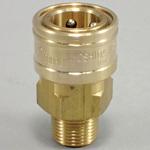 - バルブレス中圧用ソケットカプラー・真鍮(メネジ取付用) モノタロウ 32976316